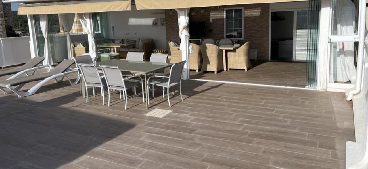 شقة Atico Con Enorme Terraza Y Chill Out Particular بينايدورم المظهر الخارجي الصورة